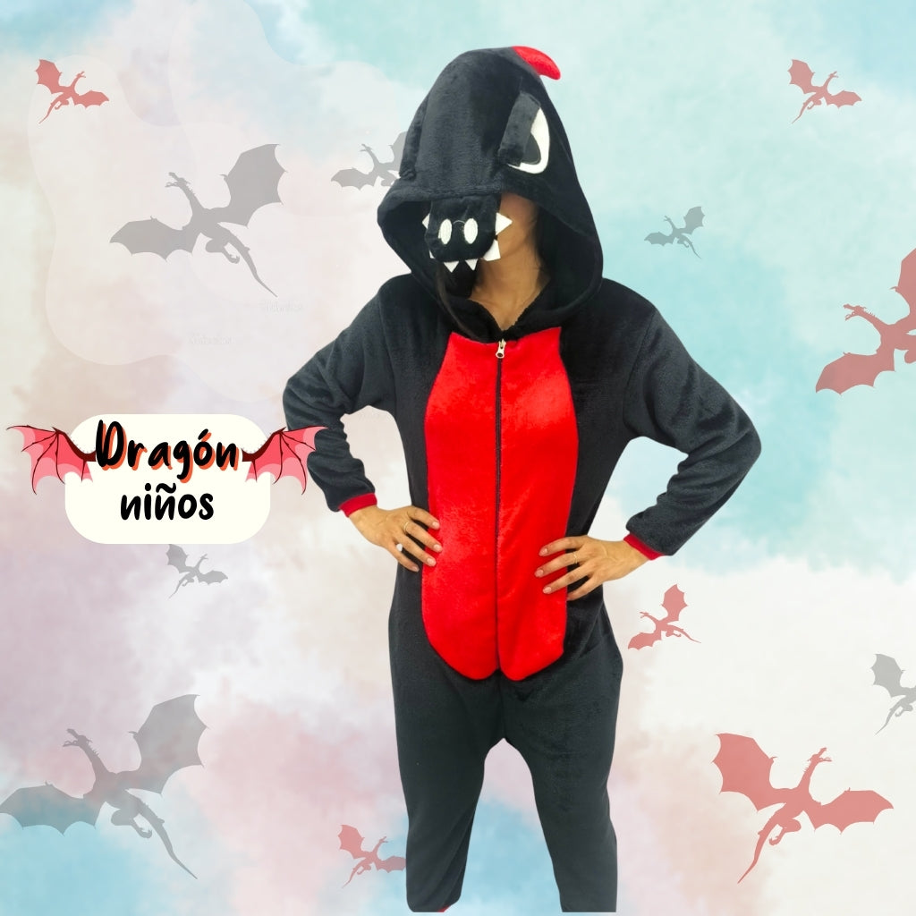 Kigurumi Dragón Dinosaurio para Niños