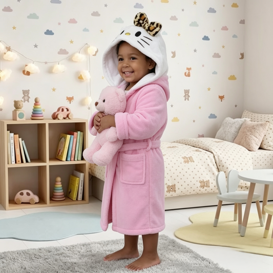 Bata para Niños Levantadora Hello Kitty Temática Pijama
