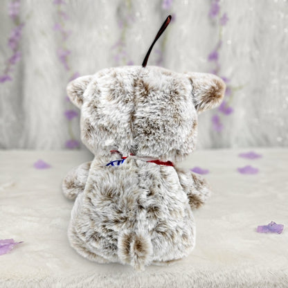 Peluche Vaca Corredora Gris Jaspeado