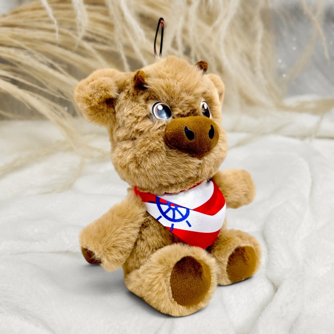 Peluche Vaca Corredora Marrón