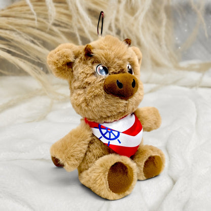 Peluche Vaca Corredora Marrón