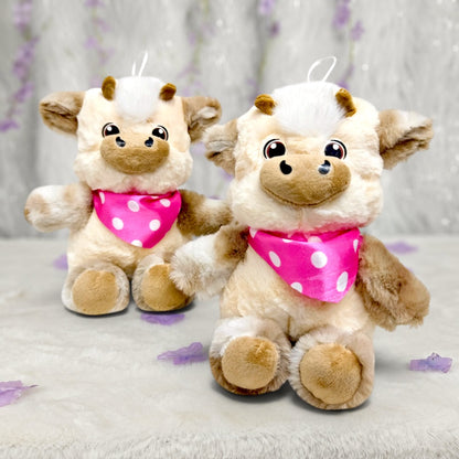Peluche Vaca Corredora Beige
