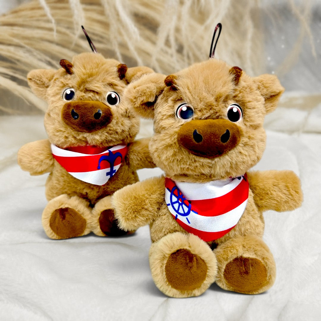 Peluche Vaca Corredora Marrón