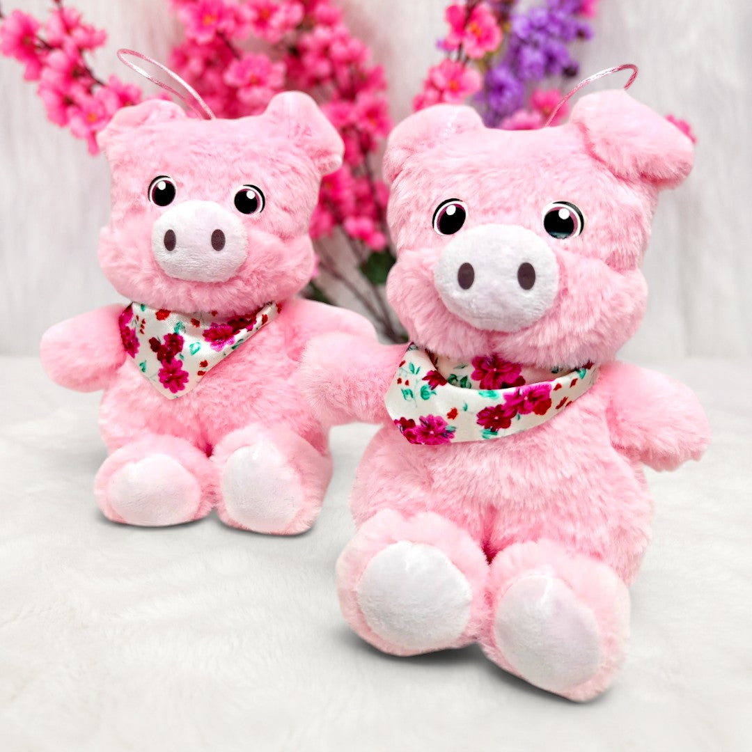 Peluche Cerdita Corredora Rosado