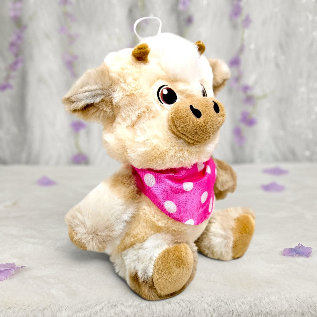 Peluche Vaca Corredora Beige