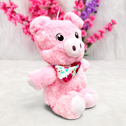 Peluche Cerdita Corredora Rosado