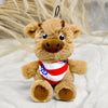 Peluche Vaca Corredora Marrón