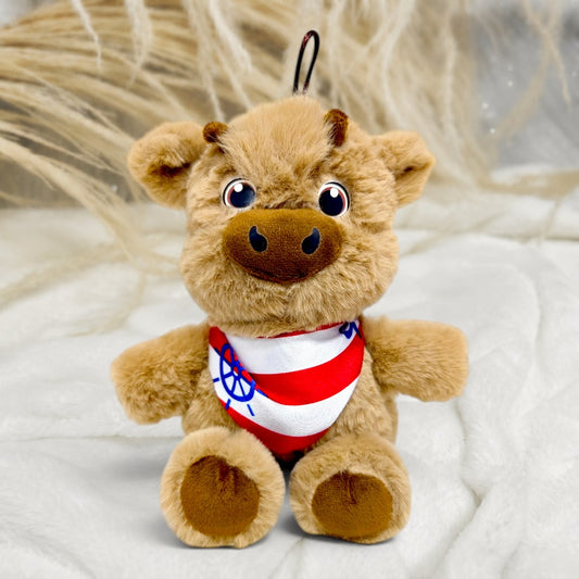 Peluche Vaca Corredora Marrón