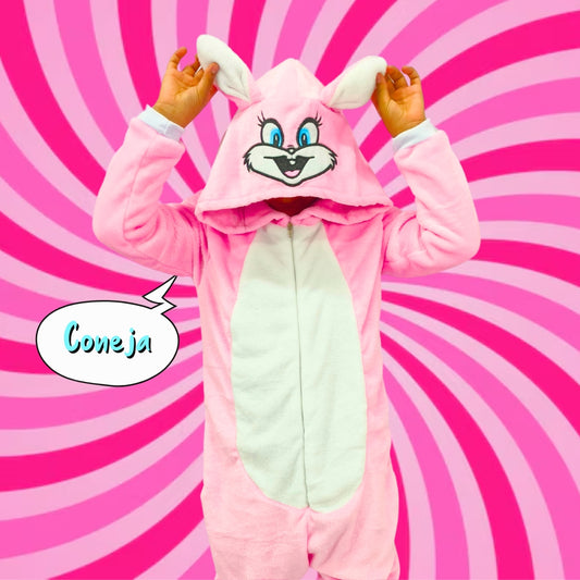 Kigurumi Térmica De Coneja Lola Bugs Bunny Mujer Pijama