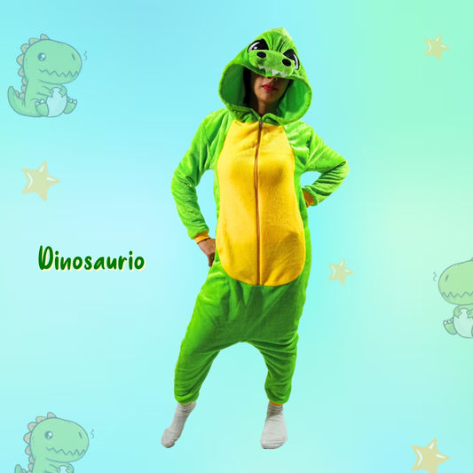 Pijama Térmica De Dinosaurio Para Niños Y Adultos