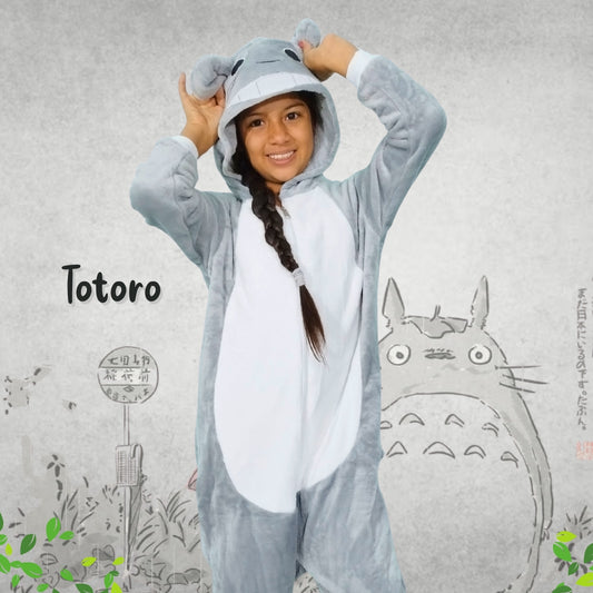 Pijama Térmica De Totoro Para Adultos Y Niños