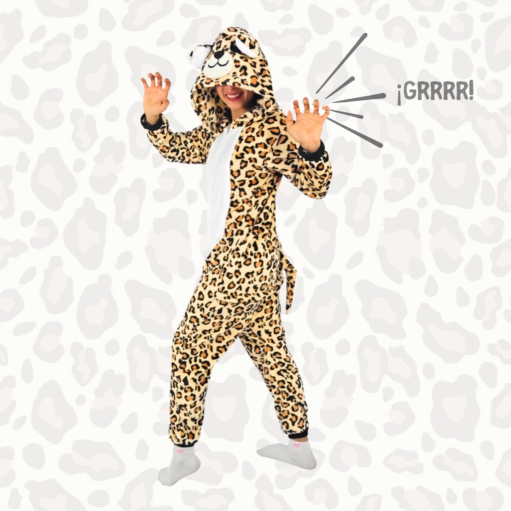 Kigurumi De Leopardo Adultos