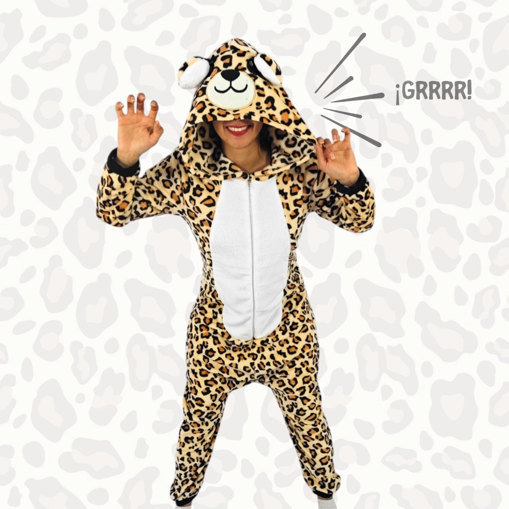 Kigurumi De Leopardo Adultos
