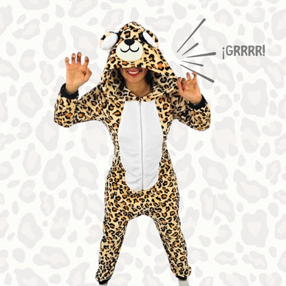 Kigurumi De Leopardo Adultos