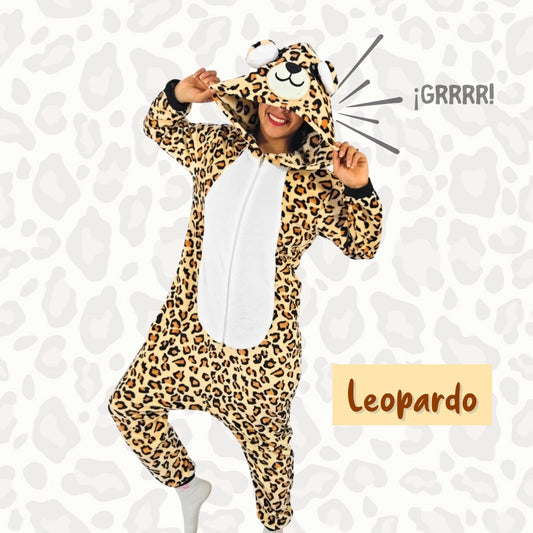 Kigurumi De Leopardo Adultos