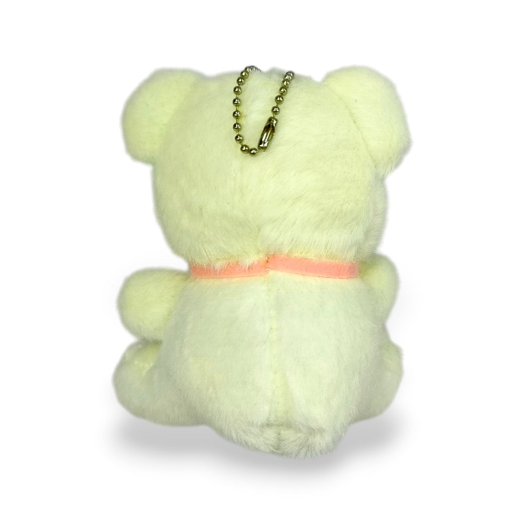 Llavero Peluche Oso Love Verde