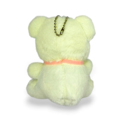 Llavero Peluche Oso Love Verde