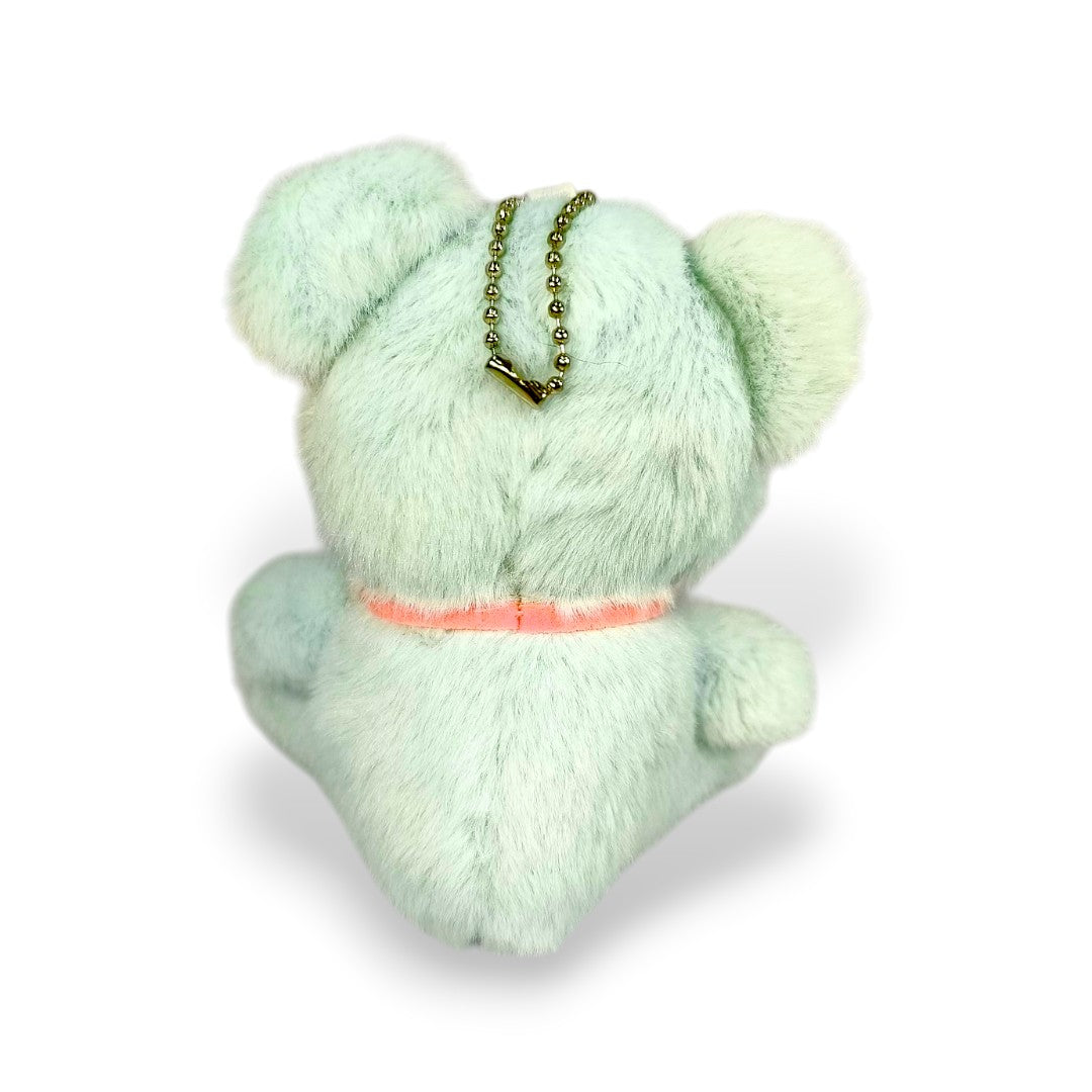 Llavero Peluche Oso Love Azul