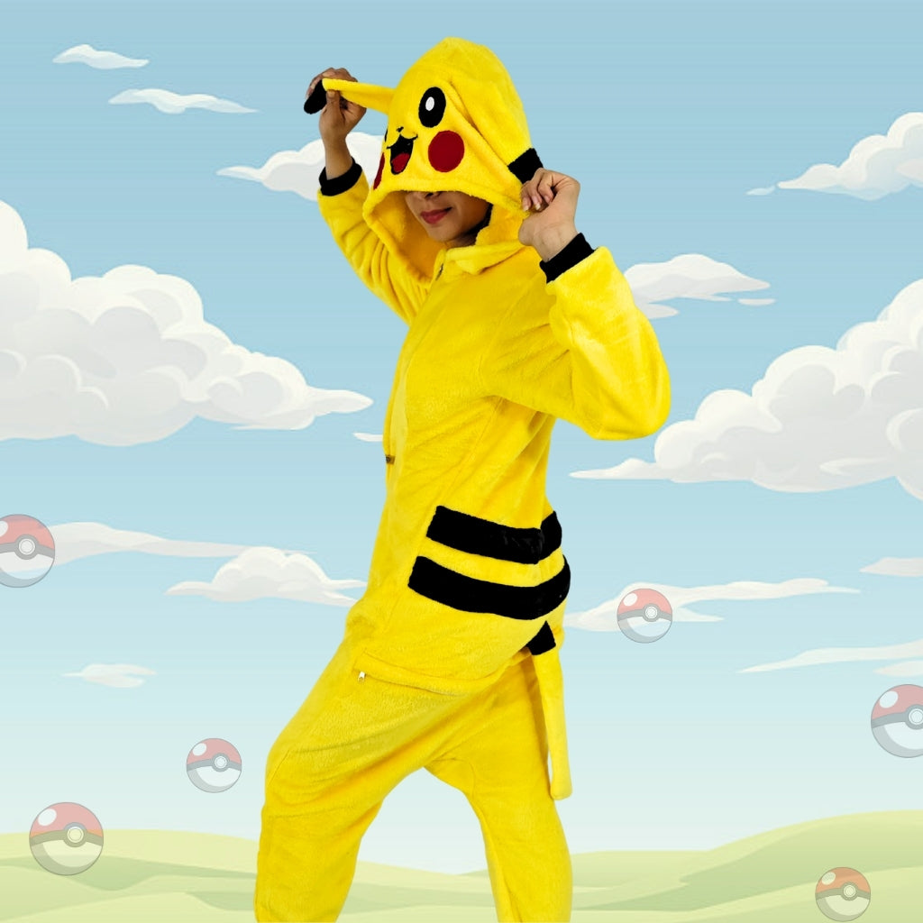 Kigurumi Térmica De Pikachu Para Niños