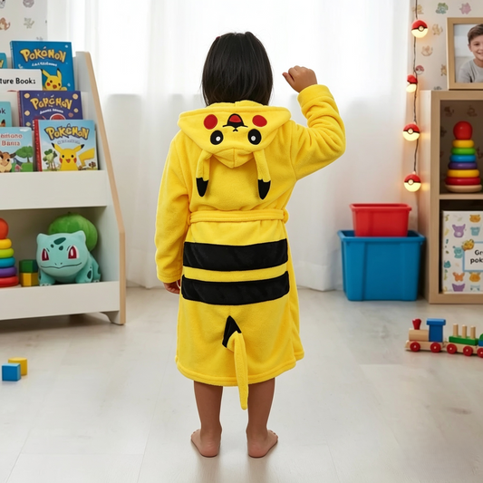 Bata para Niños Levantadora Pikachu Temática Pijama
