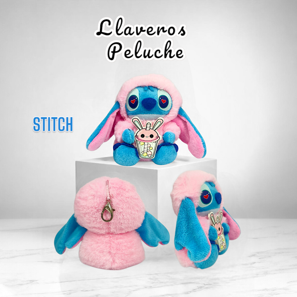 Peluche Llavero Stitch Disfrazado Tierno Lilo&Stitch