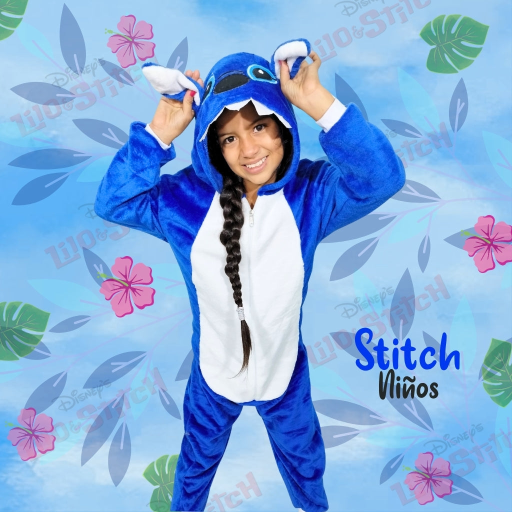 Kigurumi Térmica De Stitch Niños