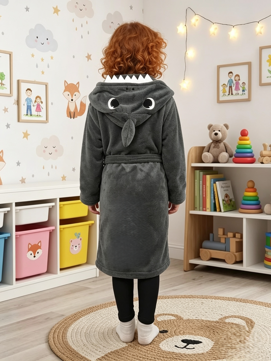 Bata para Niños Levantadora Tiburón Animales Temática Pijama