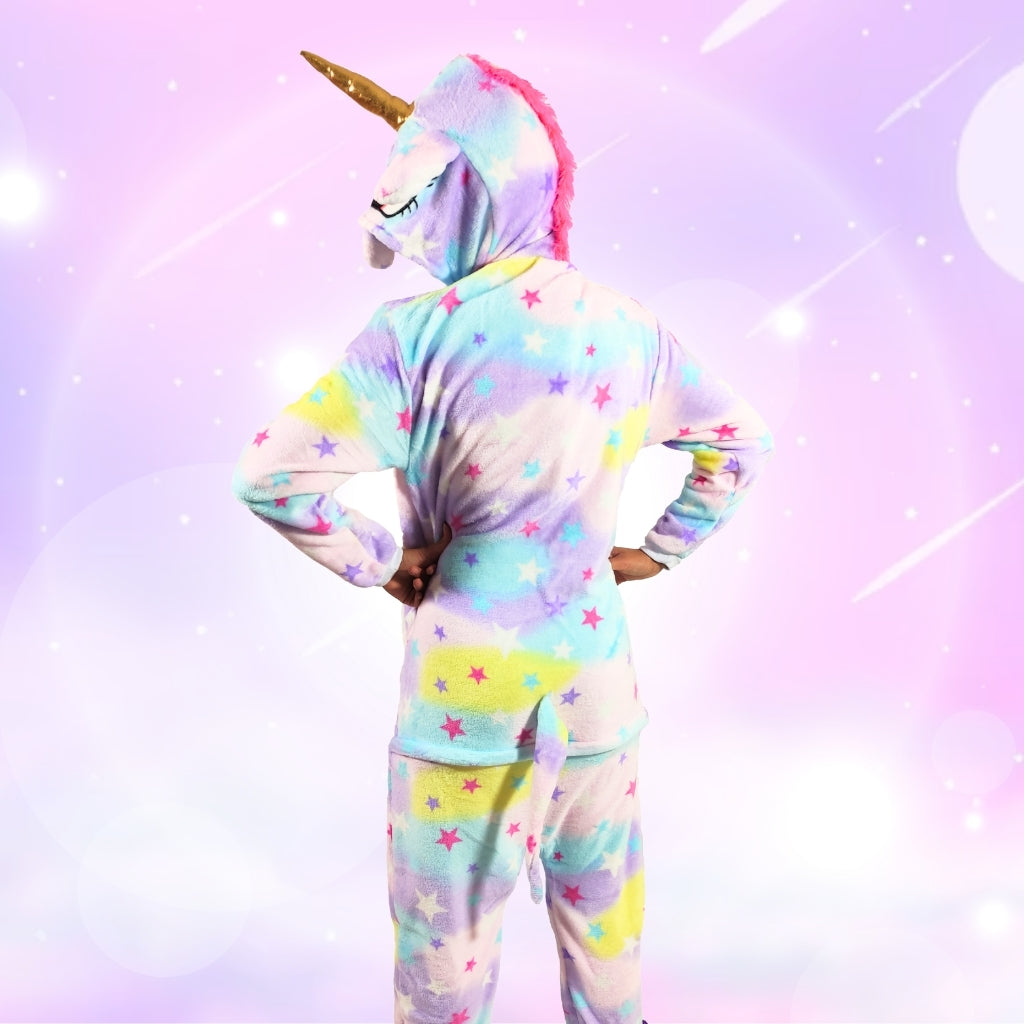 Kigurumi De Unicornio Pastel Lila Adultos