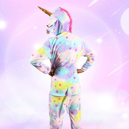 Kigurumi De Unicornio Pastel Lila Adultos