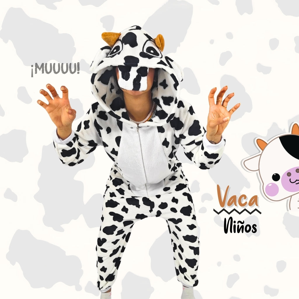 Kigurumi De Vaca Niños