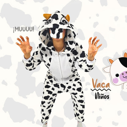 Kigurumi De Vaca Niños
